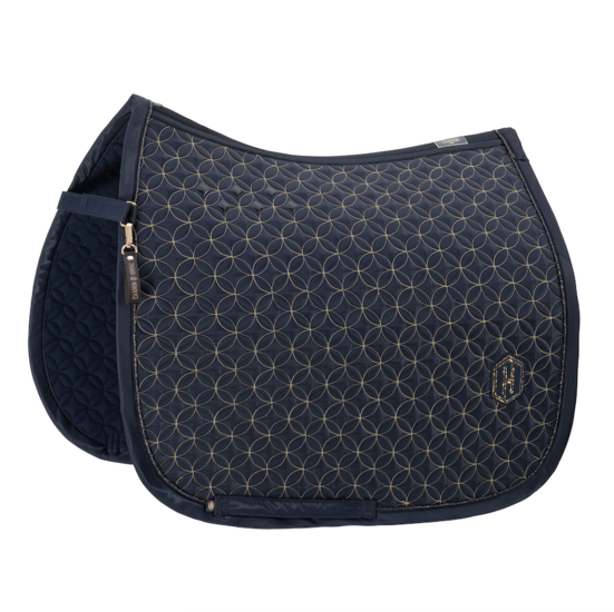 Eskadron Heritage &#039;25 zadeldek dressuur HIGHGLOSS CONTRAST Navy Full