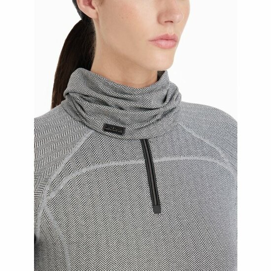 Le Mieux Aspen snood nekwarmer Herringbone Zwart