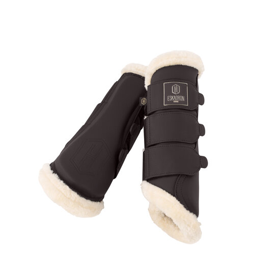 Eskadron Heritage &#039;25 Tendon Boots Faux Leather FF Black Truffle