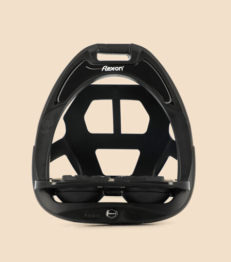 Flex-On Green Composite veiligheids beugel JUNIOR Zwart - Zwart - Zwart Ultragrip met Voetstop