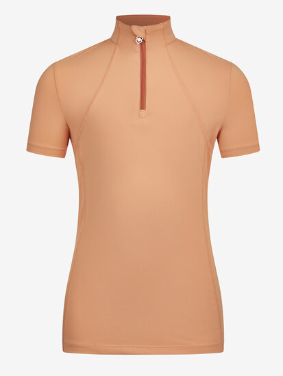 Le Mieux YOUNG RIDER base layer korte mouw Sherbet met Vlekken