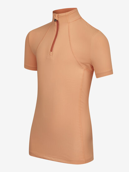 Le Mieux YOUNG RIDER base layer korte mouw Sherbet met Vlekken