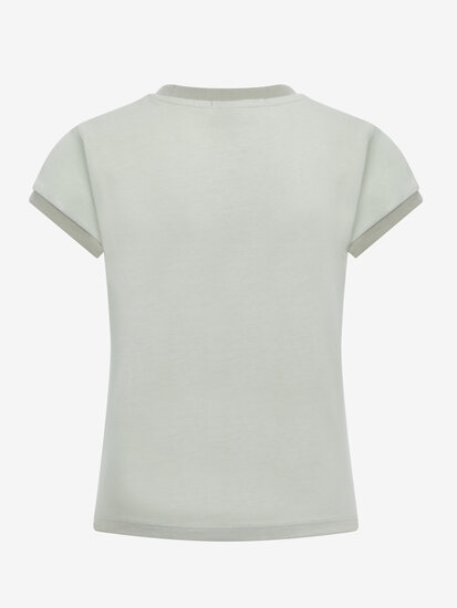 Le Mieux Mini Alex Tee shirt Pistachio Met Vlekken maat 7-8yr