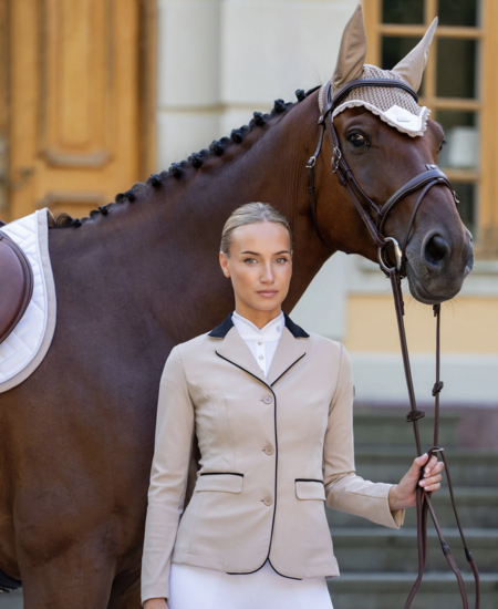 Equestrian Stockholm Classic wedstrijd jas Sand