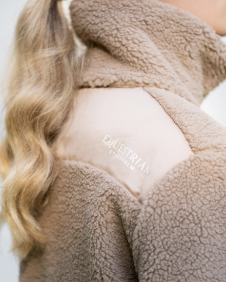 Equestrian Stockholm Teddy Fleece jas /vest Sand