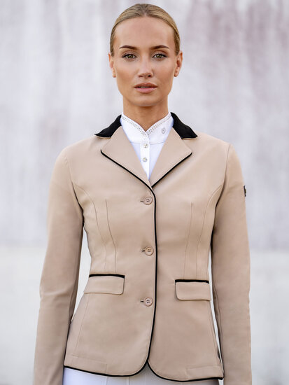 Equestrian Stockholm Classic wedstrijd jas Sand