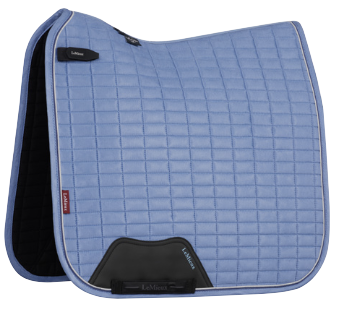 Le Mieux suede square zadeldekje  dressuur Powder Blue