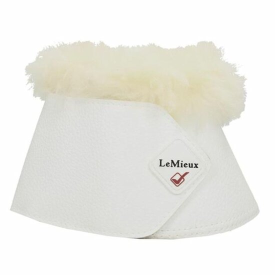 Le Mieux fleece wrapround springschoenen wit met natural 