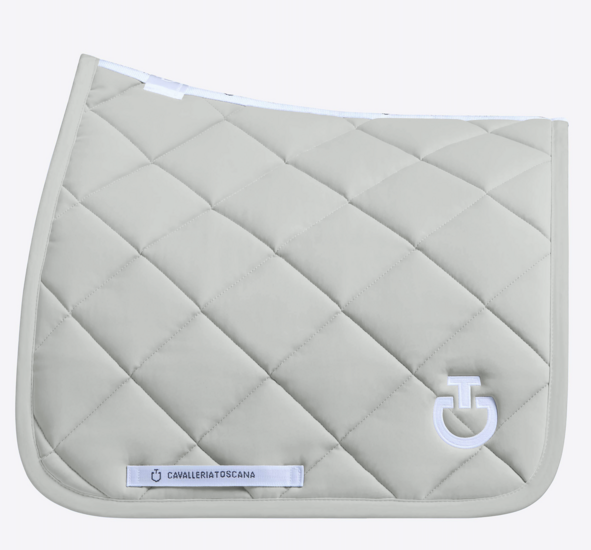 Cavalleria Toscana Diamond Quilted Jersey Dressuur BELGIAN BLOCK met wit logo 
