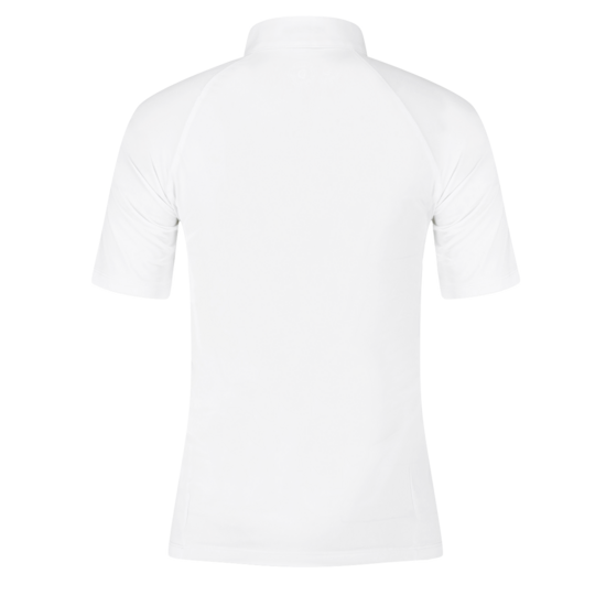 Kentucky Show shirt Damen Classic met Glitter korte mouwen Wit