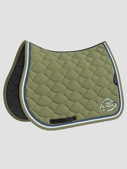 Equiline zadeldekje Almond Dressuur EQEROC Loden Green Full