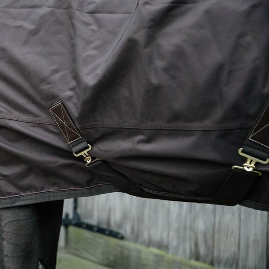 Kentucky Turnout Deken All Weather Waterdicht pro Bruin  'konijnenbont'  160 grams 