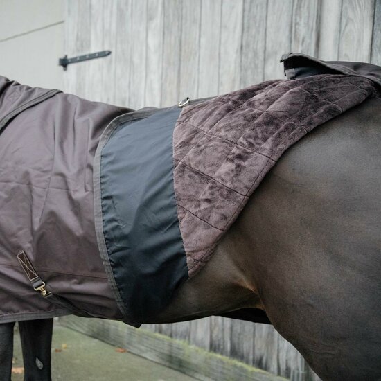 Kentucky Turnout Deken All Weather Waterdicht pro Bruin  'konijnenbont'  160 grams 