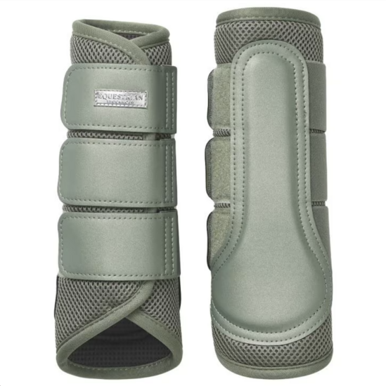Equestrian Stockholm Mesh peesbeschermers Pistachio white 