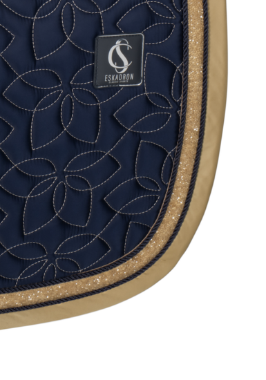 Eskadron zadeldek dressuur glossy jewel contrast  classic 26 full - Navy -