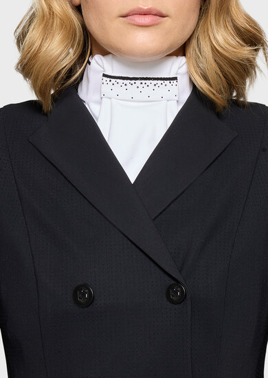 Samshield plastron crystal fabric Black maat M