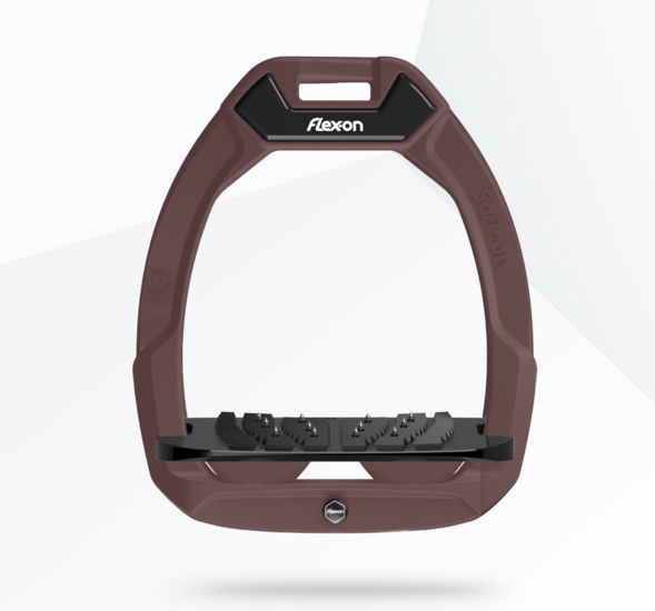 Flex-On Safe-On veiligheids beugel  chocolade - zwart - zwart Ultragrip