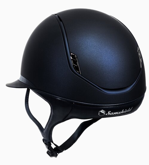 Samshield Miss Shield Cap 2.0 Shadow Matt Navy met Ultra fine rock Cosmic Night Blazon P.22