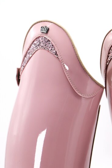 Kingsley rijlaars Olbia 01 shiny pink 