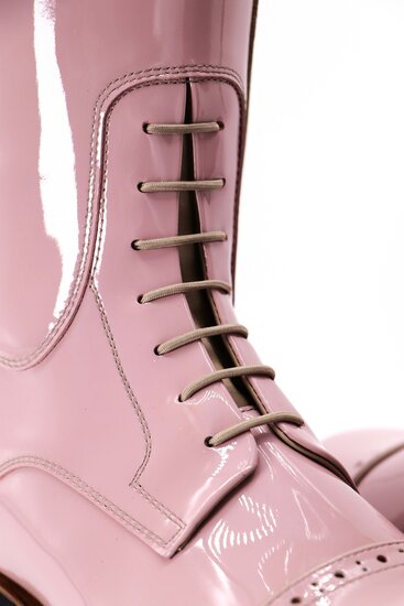 Kingsley rijlaars Olbia 01 shiny pink 