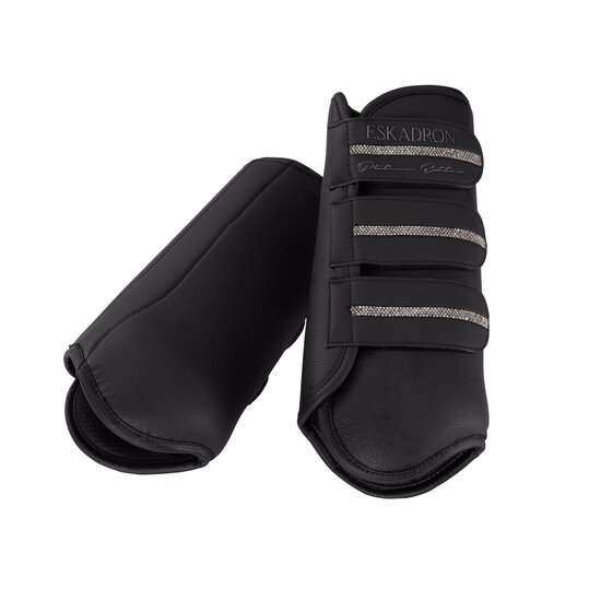 Eskadron Platinum allround beschermer faux leather Hind Zwart