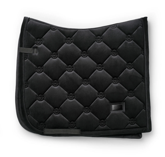 Equestrian Stockholm zadeldek dressuur Velvet Zwart