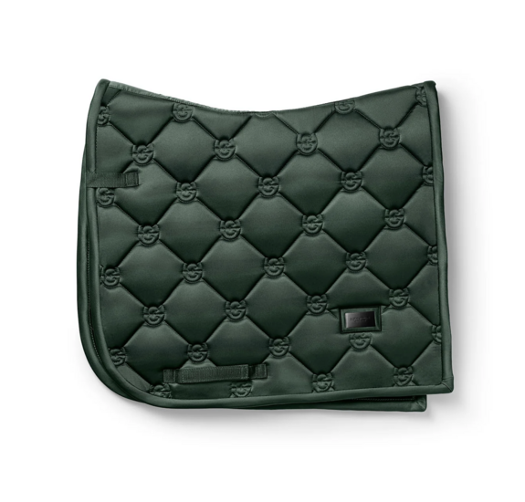 Equestrian Stockholm zadeldek dressuur Satin Sycamore Green