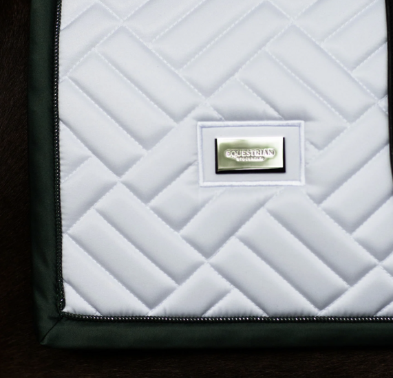 Equestrian Stockholm wedstrijd zadelpad Modern White Sycamore Green