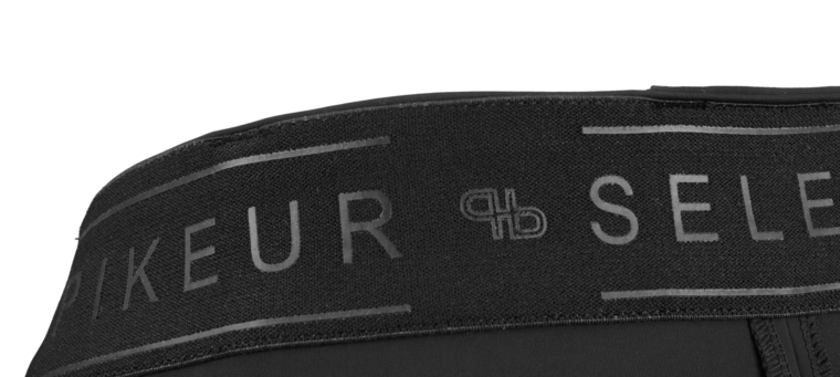 Pikeur Ceelina  suede grip  rijlbroek 4538 zwart 