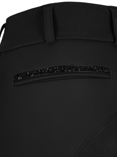 Pikeur Ceelina  suede grip  rijlbroek 4538 zwart 