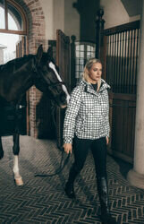 Pikeur QUILTED  korte  winterjas 2016 - print