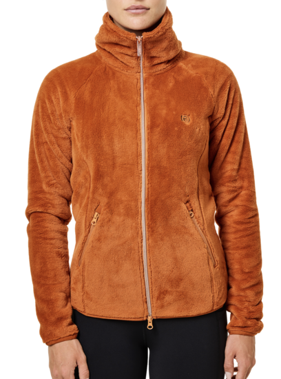 Equestrian Stockholm Velvet Fleece vest Chestnut