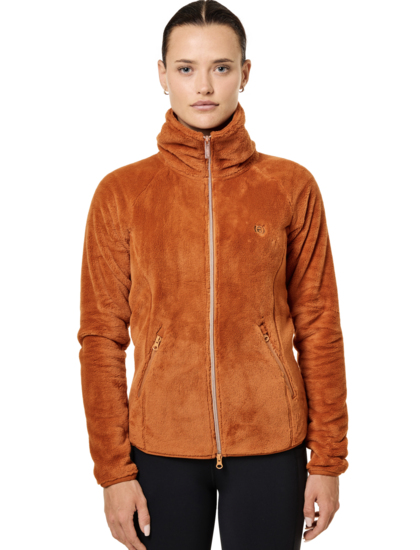 Equestrian Stockholm Velvet Fleece vest Chestnut