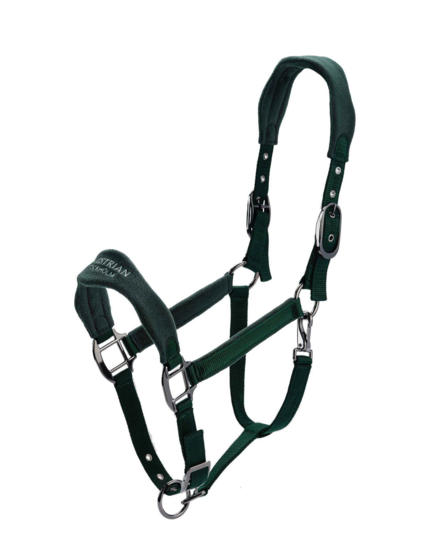  Equestrian Stockholm - Anatomic Fleece - halster Sycamore Green