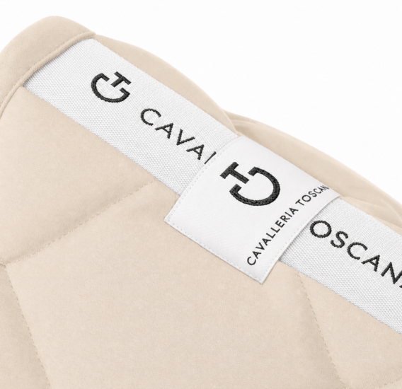 Cavalleria Toscana Diamond Quilted Jersey Dressuur Rainy day met wit logo 