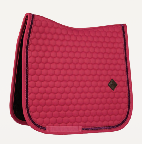 Kentucky Glitter Band dressuur hard roze  maat FULL