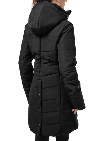 Equestrian Stockholm - lange - Winterjas Denali Black Blush