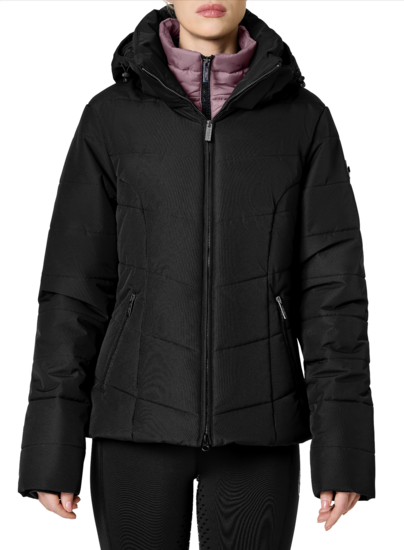 Equestrian Stockholm - korte - Winterjas Denali Black Blush