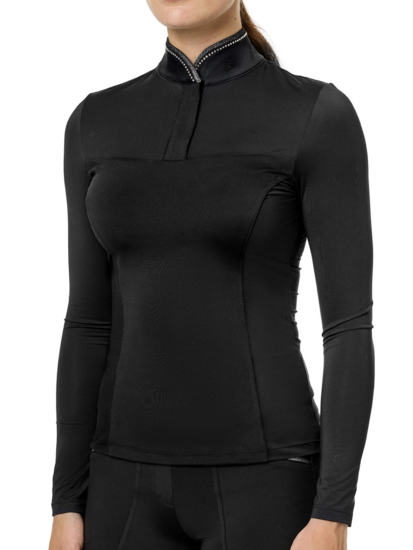 Equestrian Stockholm Revenew  shirt - lange mouw - Black Glimmer