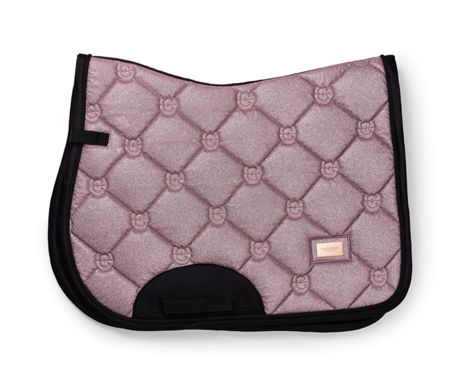 Equestrian Stockholm zadeldek Pink glimmer   - jump -PONY