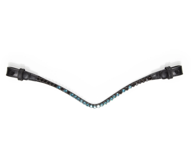 Equestrian Stockholm frontriem   8 mm  Blue Meadow