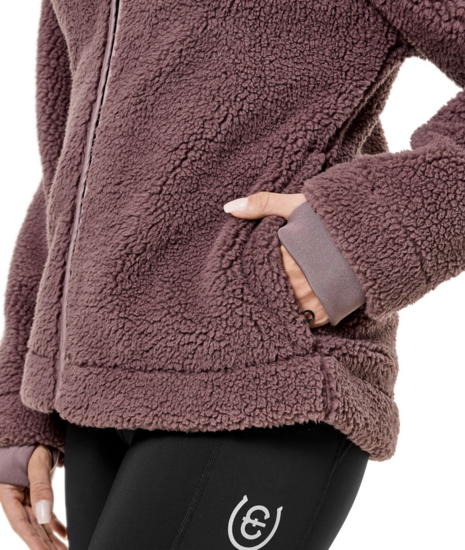 Equestrian Stockholm Teddy Fleece jas /vest Blush