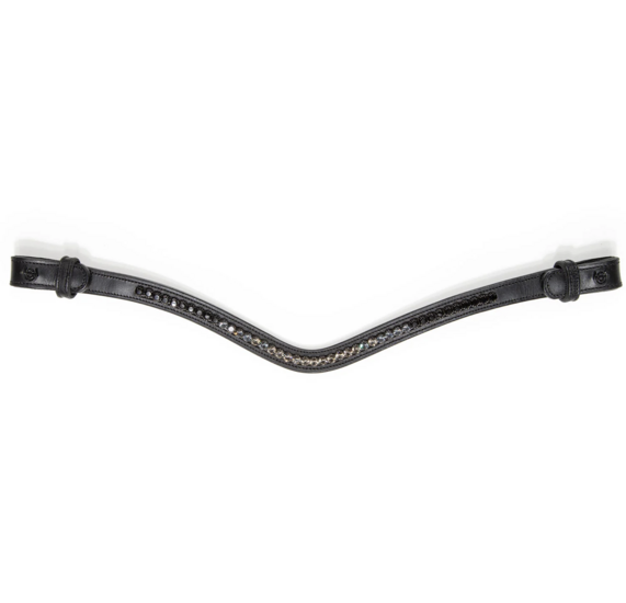 Equestrian Stockholm frontriem zwart 6 mm full