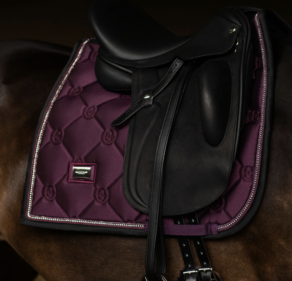 Equestrian Stockholm Crystal Shine Dressuur - Mauve Wine