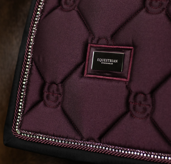 Equestrian Stockholm Crystal Shine Dressuur - Mauve Wine