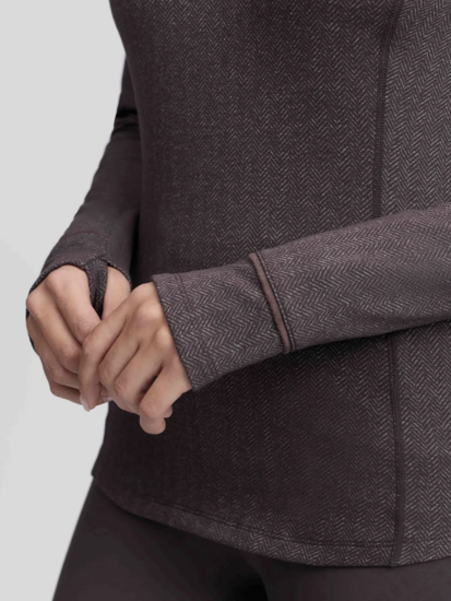 Le Mieux  Heritage Herringbone Base Layer Cocoa