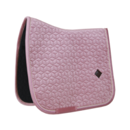 Kentucky zadelpad velvet dressuur oud roze 