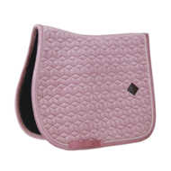 Kentucky zadelpad velvet jump oud roze 