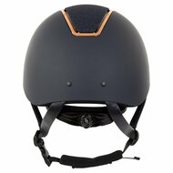 BR Riding Helmet Omega Painted Navy/Rose