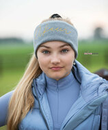 Pikeur Hoofdband met strass Anthracite